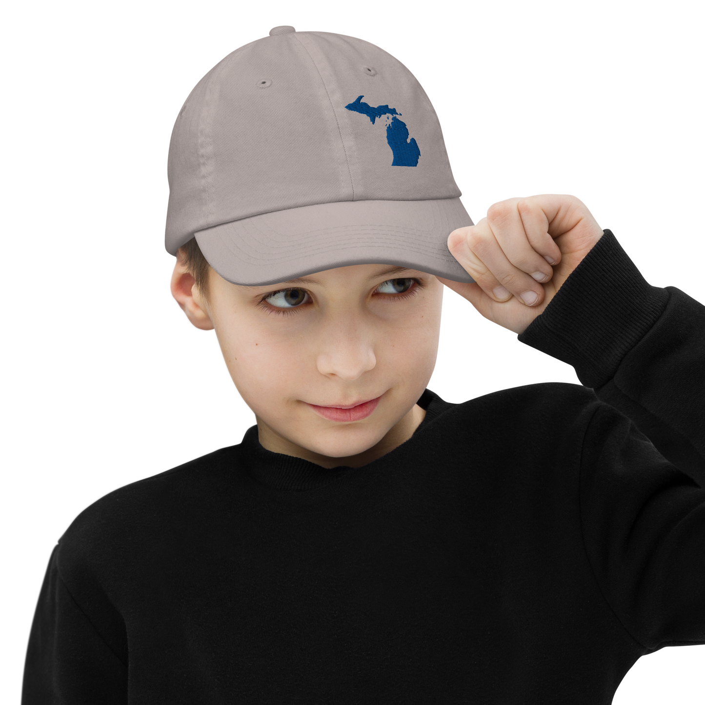 Michigan Youth Baseball Cap | Blue Outline