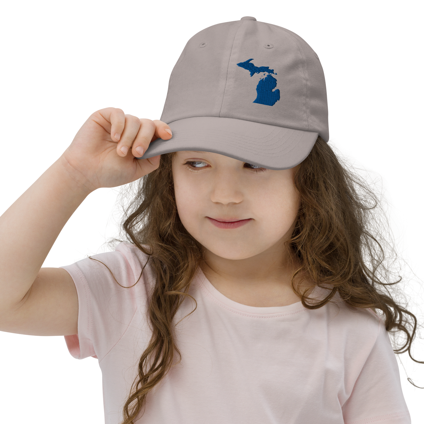 Michigan Youth Baseball Cap | Blue Outline