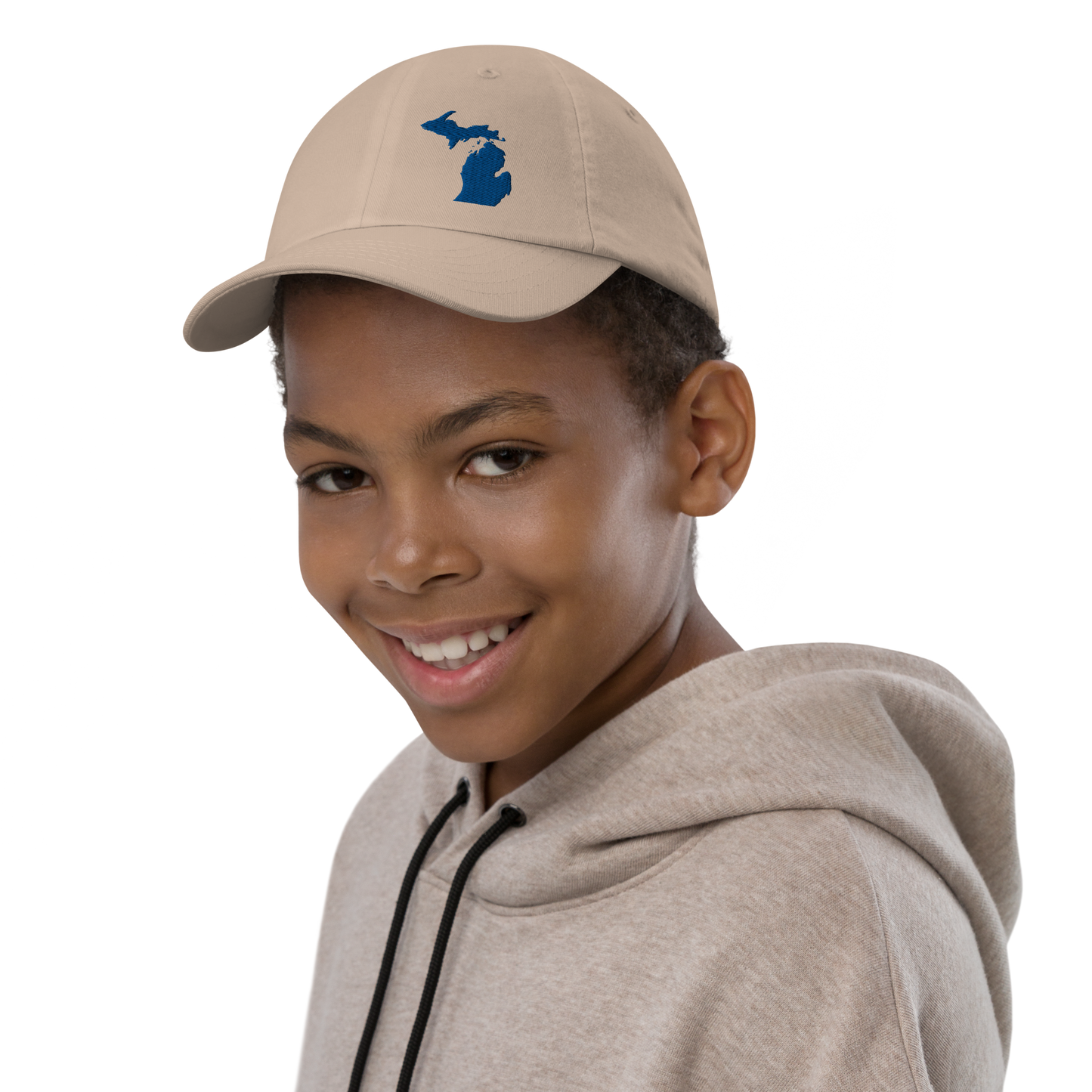 Michigan Youth Baseball Cap | Blue Outline