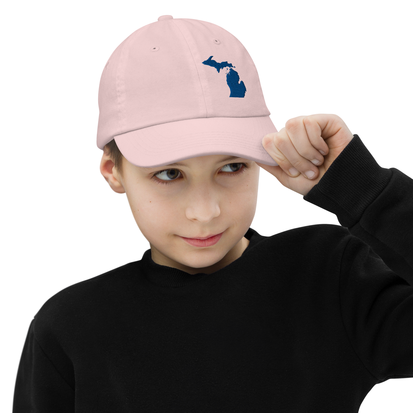 Michigan Youth Baseball Cap | Blue Outline