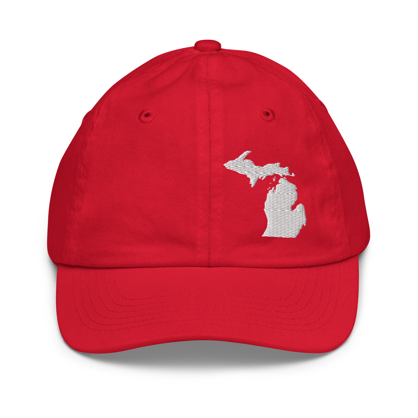 Michigan Youth Baseball Cap | White Outline