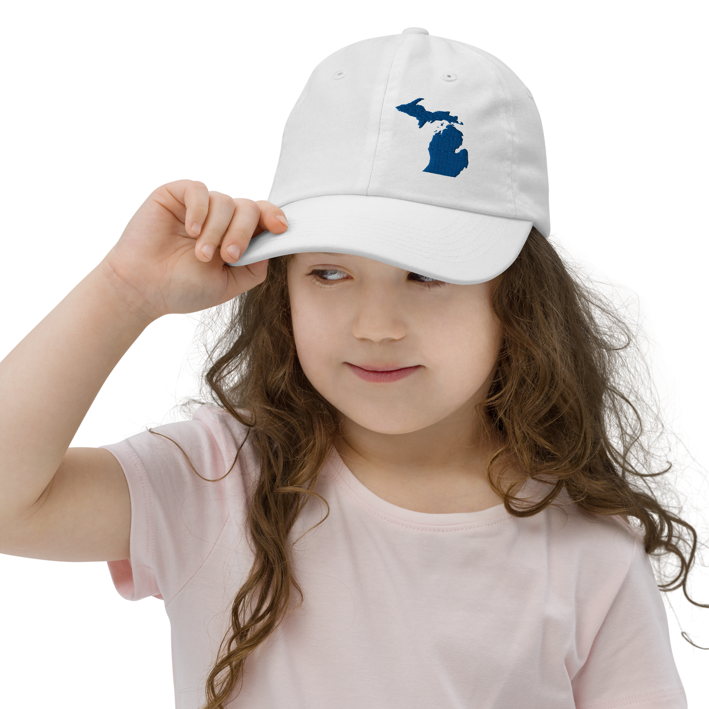 Michigan Youth Baseball Cap | Blue Outline