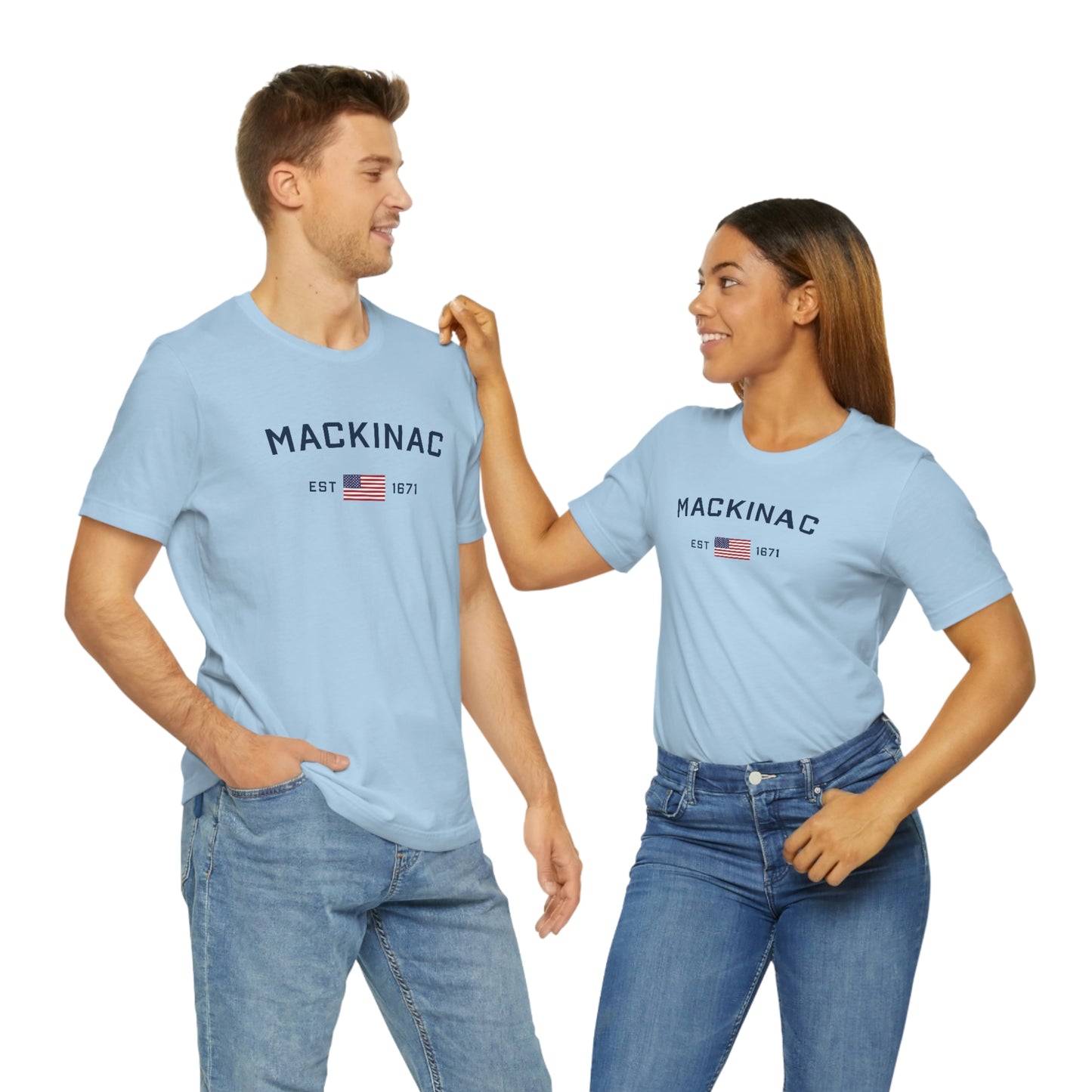 'Mackinac EST 1671' T-Shirt | Unisex Standard Fit