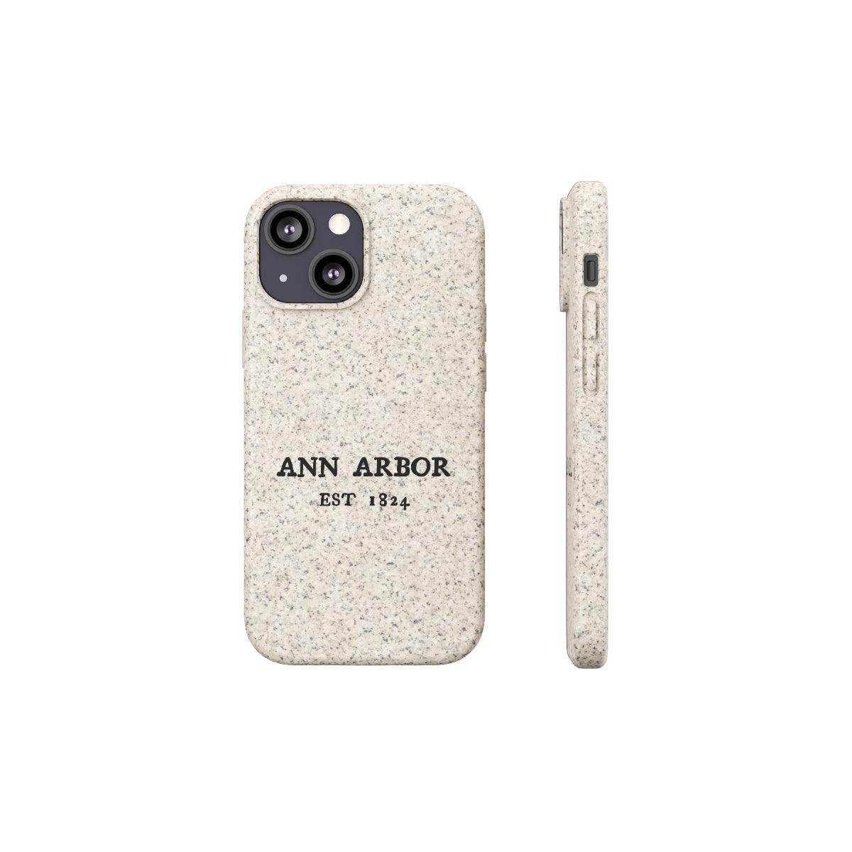 'Ann Arbor EST 1824' Phone Cases | Android & iPhone - Circumspice Michigan