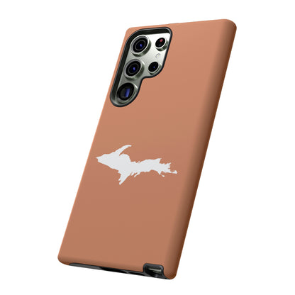 Michigan Upper Peninsula Tough Phone Case (Copper Colored Edition) | Samsung & Pixel Android