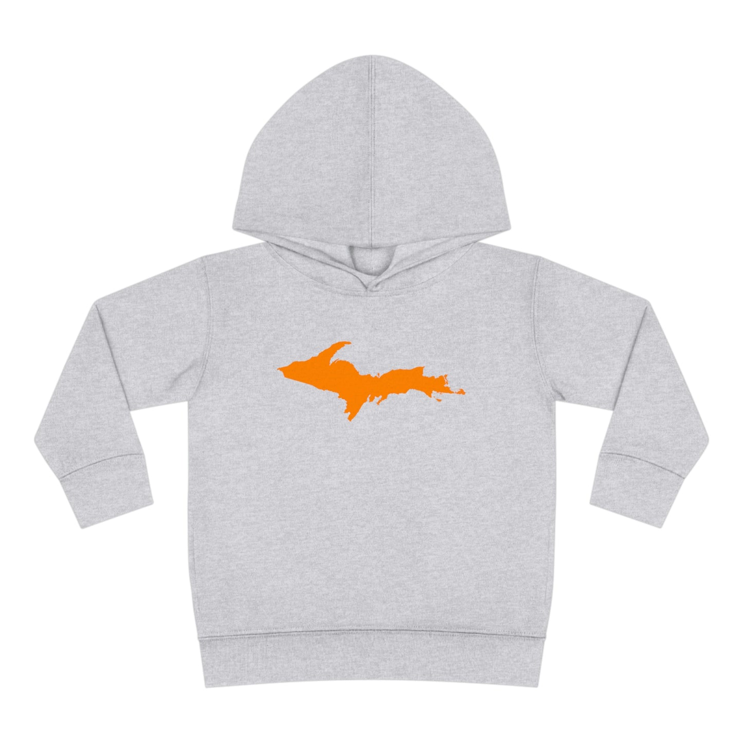 Michigan Upper Peninsula Hoodie (w/ Orange UP Outline) | Unisex Toddler