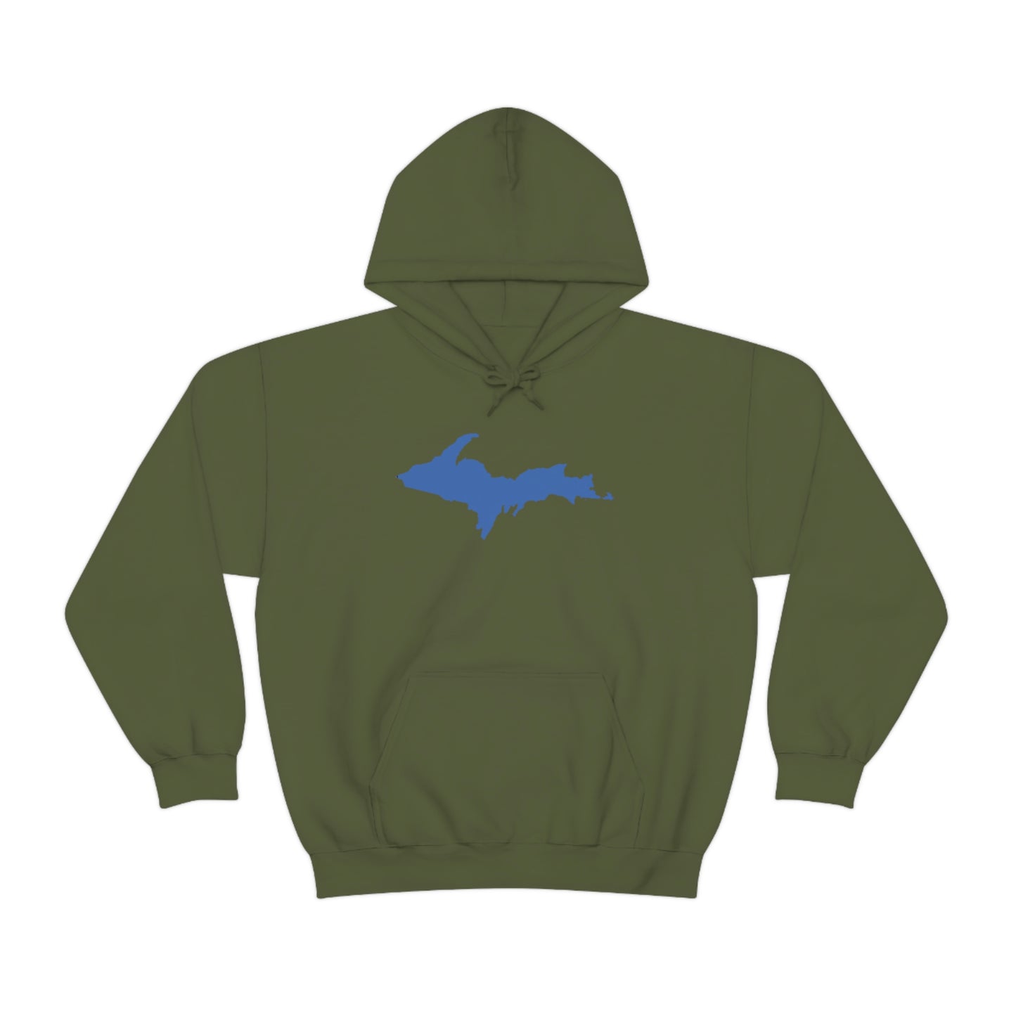 Michigan Upper Peninsula Hoodie (w/ Blue U.P. Outline) | Unisex Standard