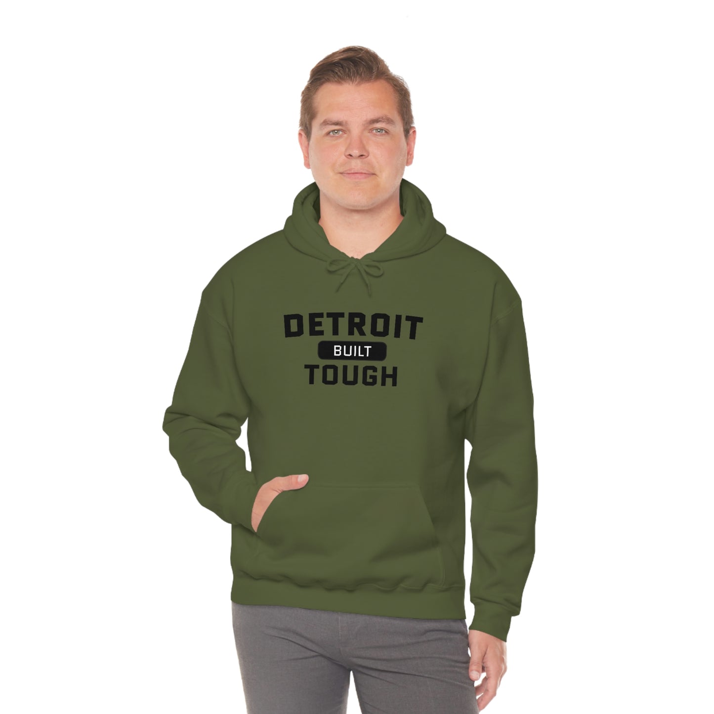 'Built Detroit Tough' Hoodie | Unisex Standard