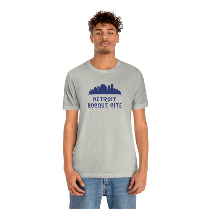 'Détroit Rocque Cité' with Skyline T-Shirt | Unisex Standard Fit