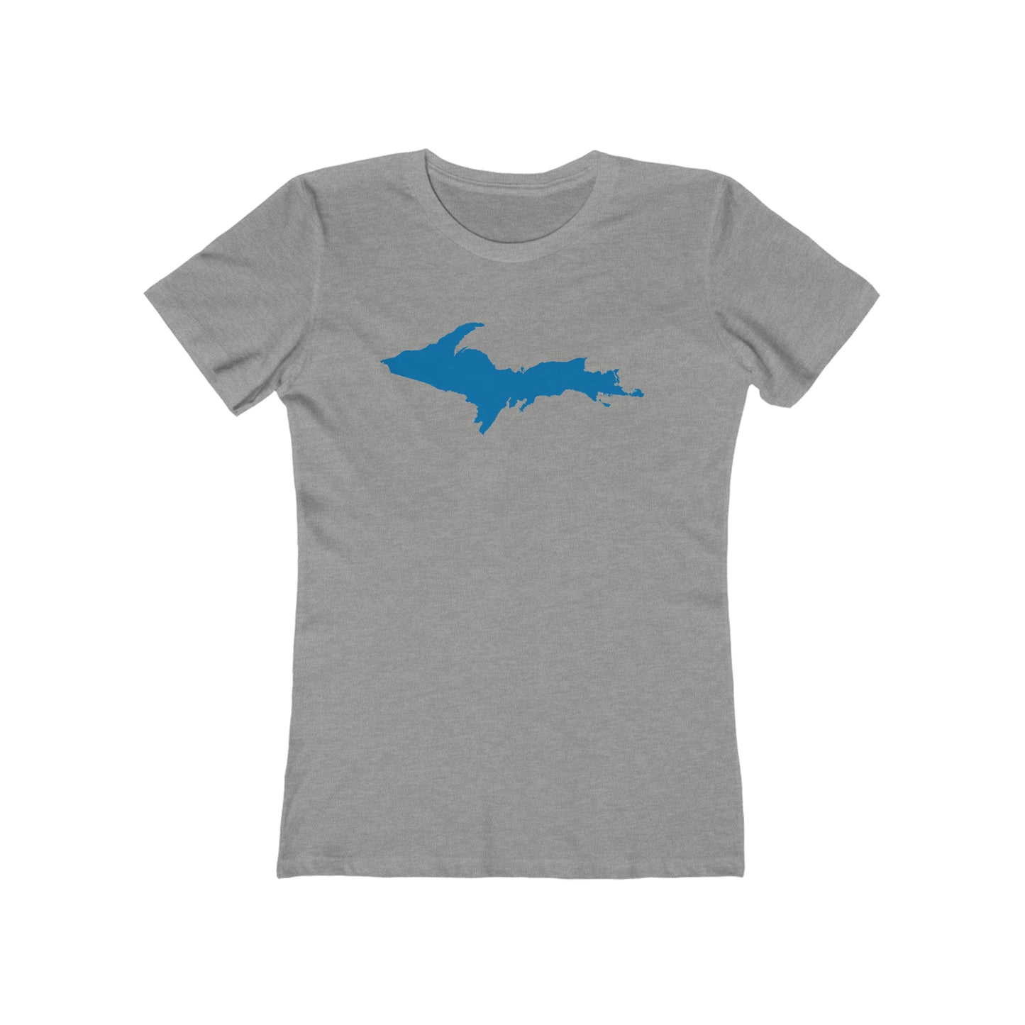 Upper Peninsula T-Shirt (w/ Azure UP Outline) | Women's Boyfriend Cut