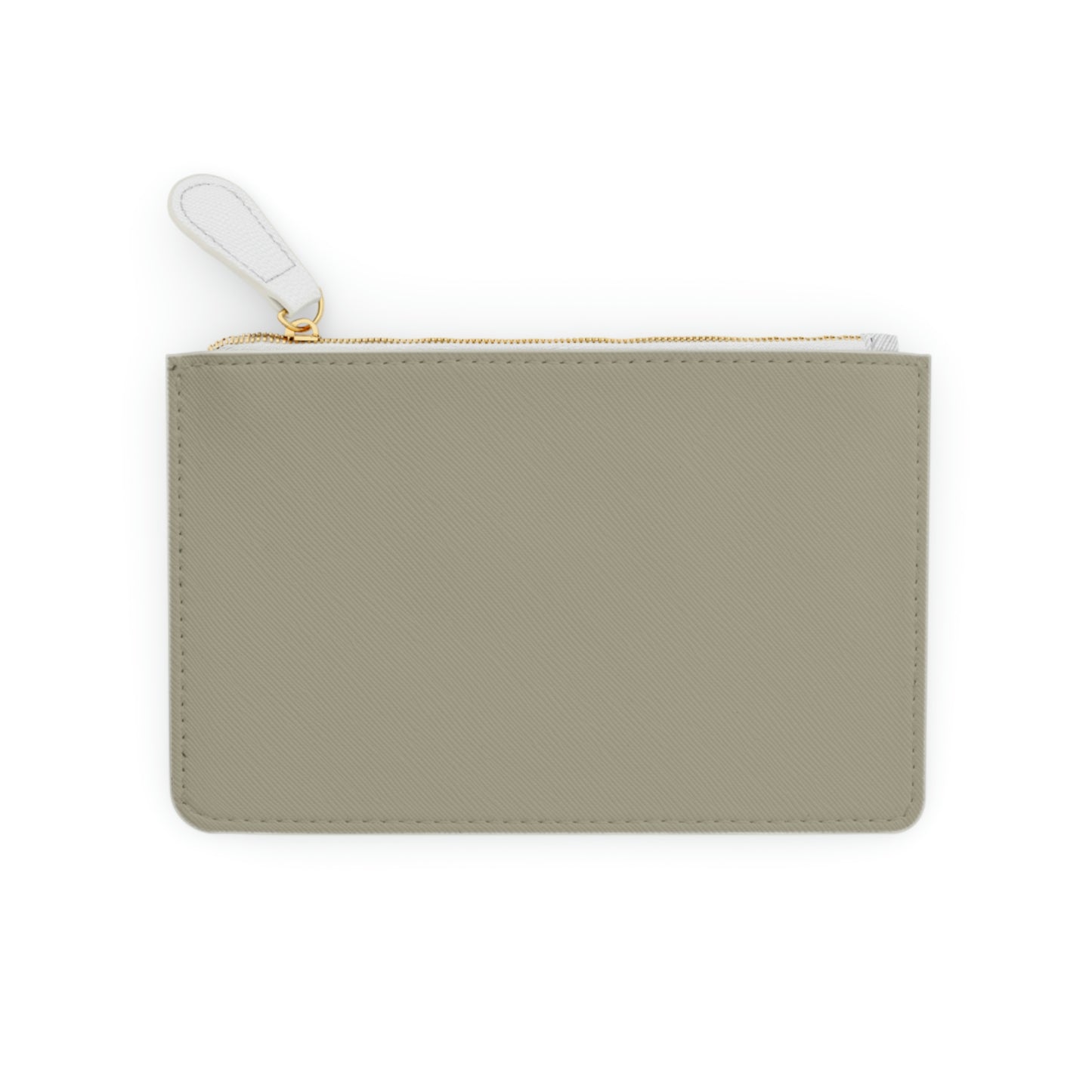 Michigan Upper Peninsula Mini Clutch Bag (Petoskey Stone Beige w/ UP USA Flag Outline)