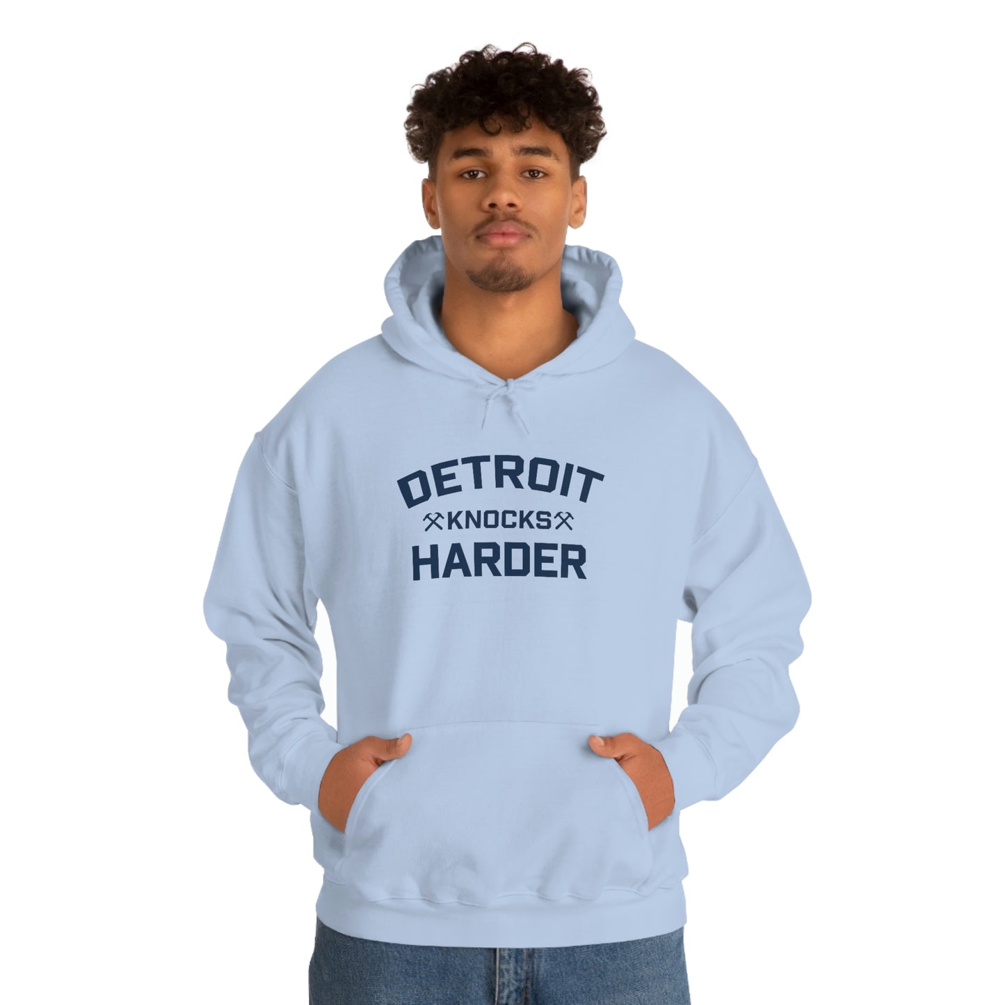 'Detroit Knocks Harder' Hoodie | Unisex Standard