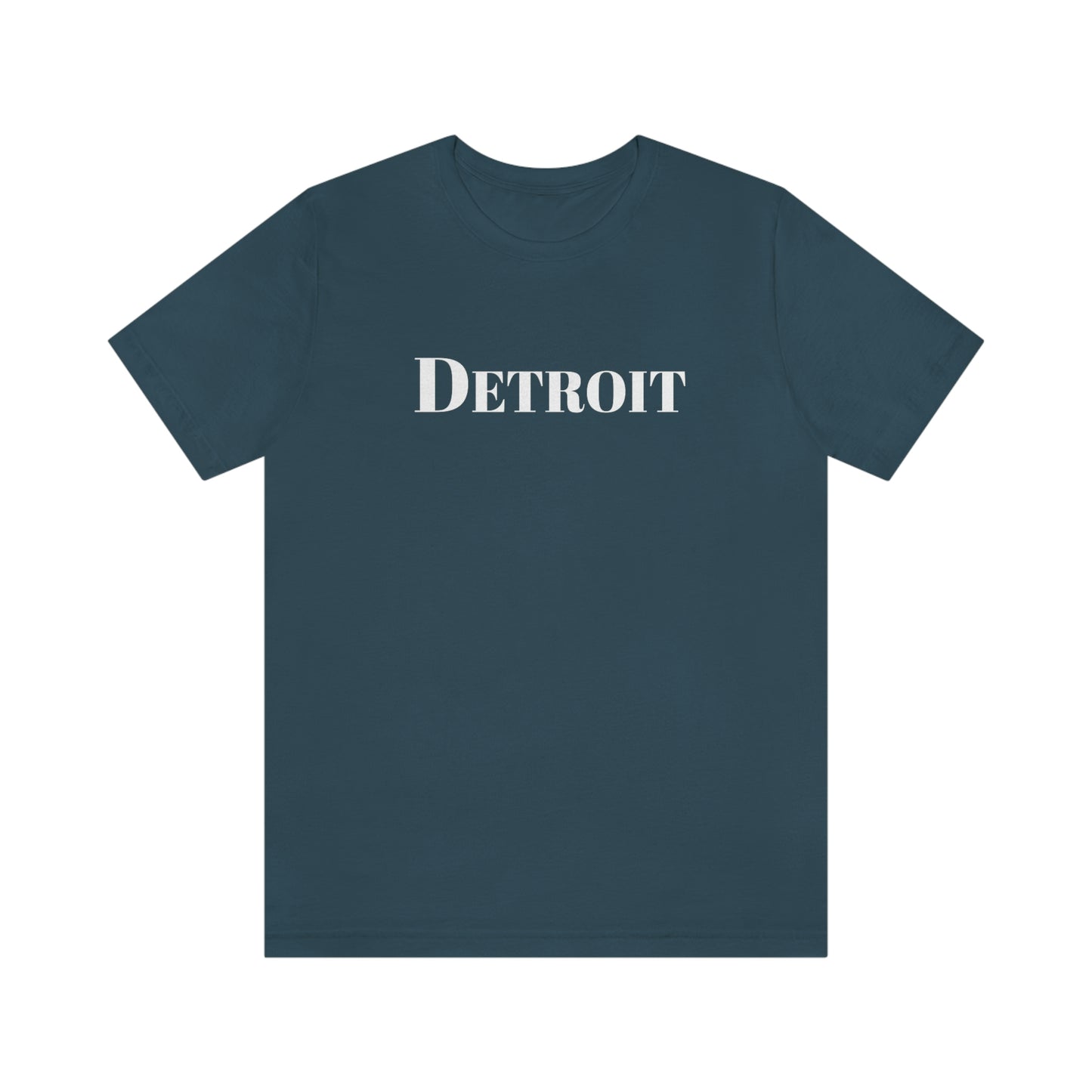 'Detroit' T-Shirt (Didone Font) | Unisex Standard Fit