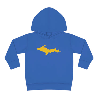 Michigan Upper Peninsula Hoodie (w/ Gold UP Outline) | Unisex Toddler