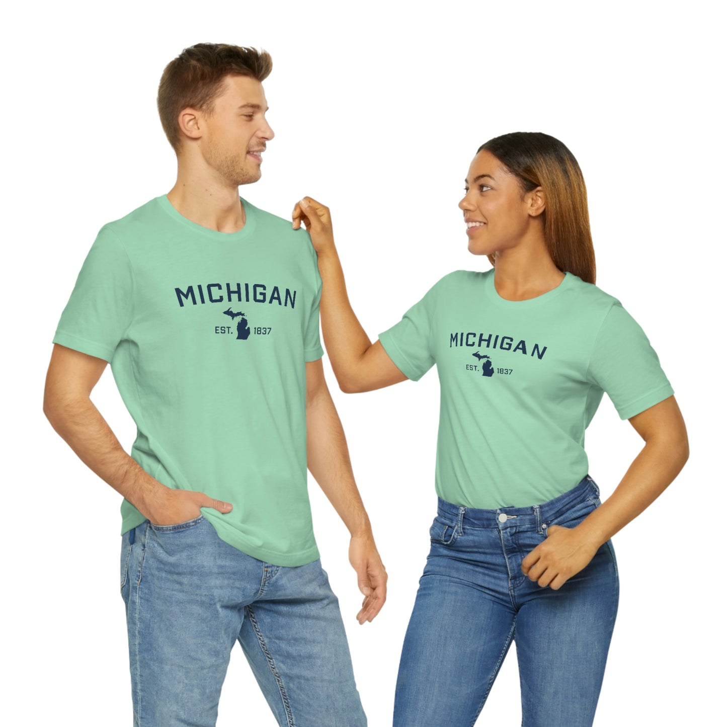 'Michigan EST 1837' ' T-Shirt | Unisex Standard Fit