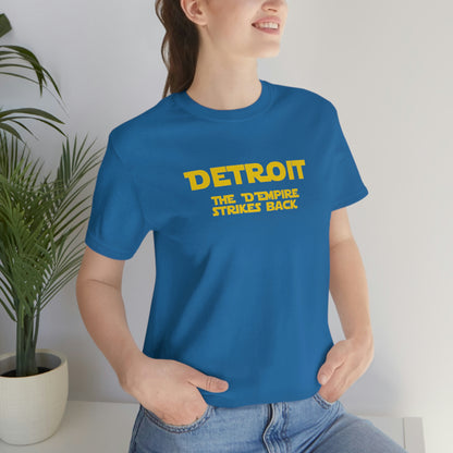 'Detroit the D'Empire Strikes Back' T-Shirt (1970s Sci-Fi Parody) | Unisex Standard Fit