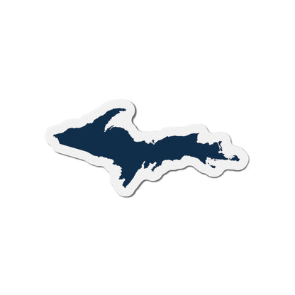 Michigan Upper Peninsula Kiss Cut Magnet (w/ Navy Outline)