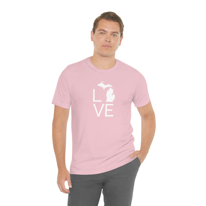 Michigan 'Love' T-Shirt (Thin Sans Font) | Unisex Standard Fit