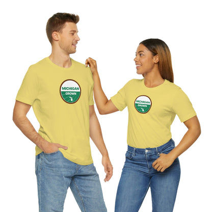 'Michigan Grown' T-Shirt (Agricultural Certification Parody) | Unisex Standard Fit