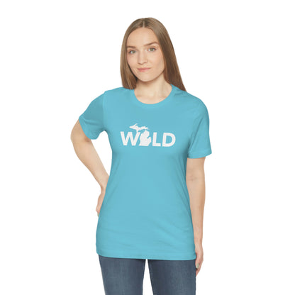 Michigan 'Wild' T-Shirt (Geometric Sans Font) | Unisex Standard Fit