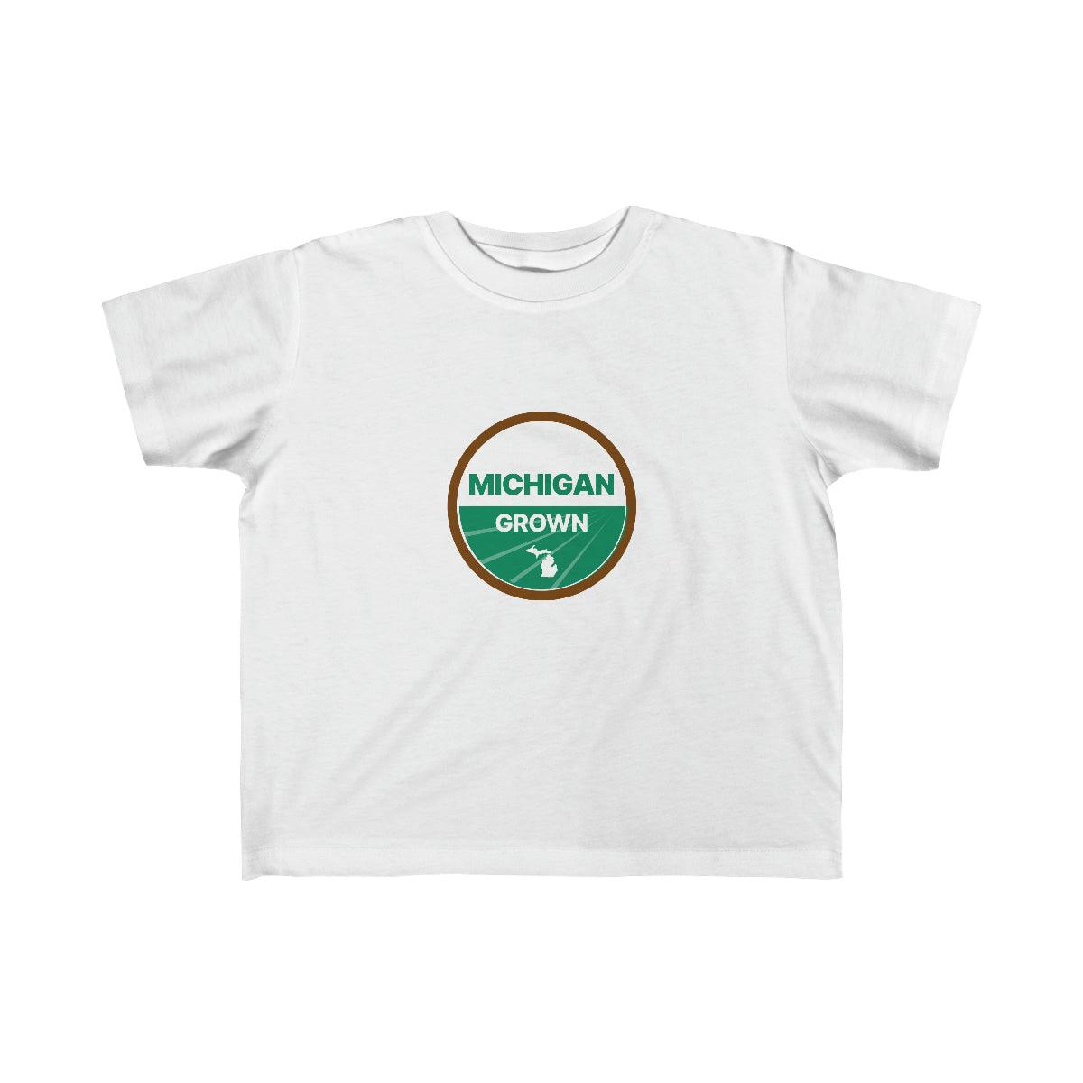 'Michigan Grown' T-Shirt | Toddler Short Sleeve - Circumspice Michigan