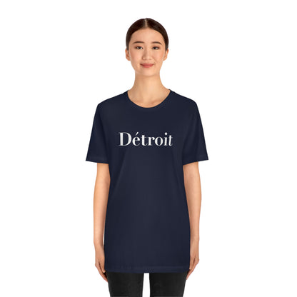 'Détroit' T-Shirt (Didot Font) | Unisex Standard Fit