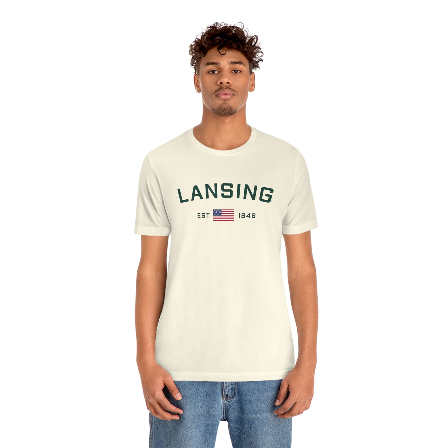 'Lansing EST 1848' T-Shirt | Unisex Standard Fit