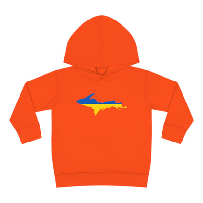 Michigan Upper Peninsula Hoodie (w/ UP Ukraine Flag Outline) | Unisex Toddler