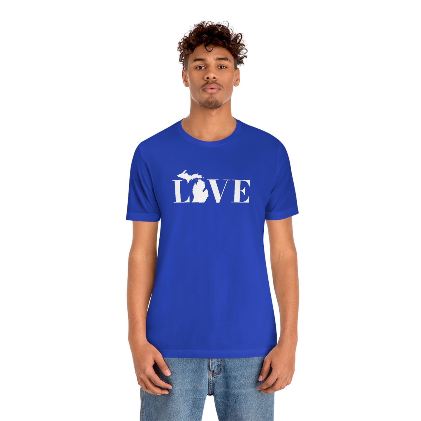 Michigan 'Love' T-Shirt (Didone Font) | Unisex Standard Fit