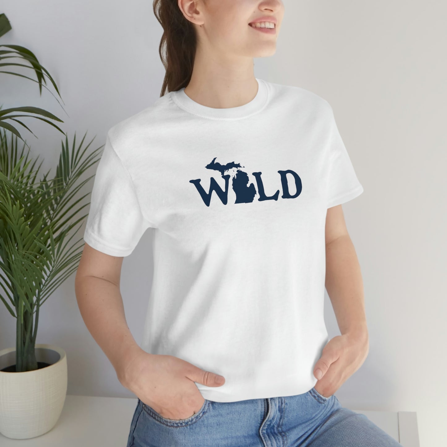 Michigan 'Wild' T-Shirt (Woodcut Font) | Unisex Standard Fit