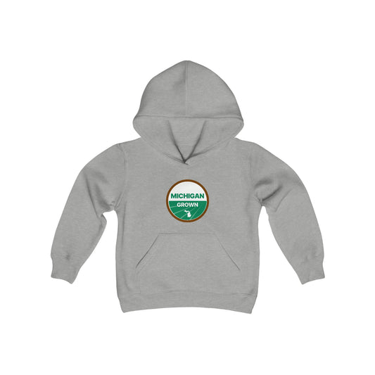 'Michigan Grown' Hoodie (Agricultural Certification Parody) | Unisex Youth