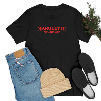 'Marquette Michigan' ' T-Shirt (1980s Drama Parody) | Unisex Standard Fit