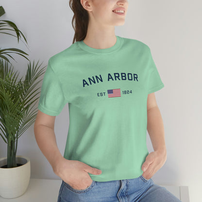 'Ann Arbor EST 1824' T-Shirt | Unisex Standard Fit