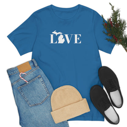 Michigan 'Love' T-Shirt (Didone Font) | Unisex Standard Fit