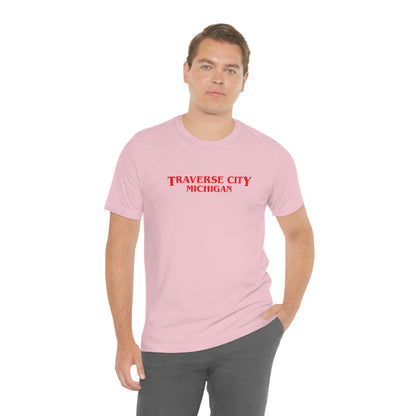 'Traverse City Michigan' ' T-Shirt (1980s Drama Parody) | Unisex Standard Fit