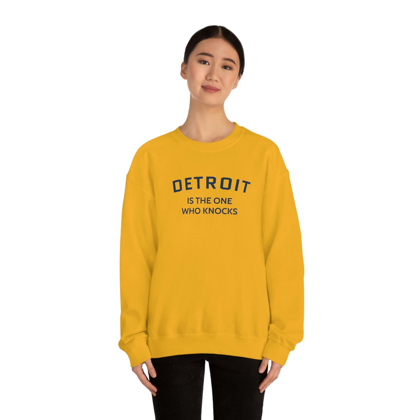 'Detroit is the One Who Knocks' Sweatshirt | Unisex Standard