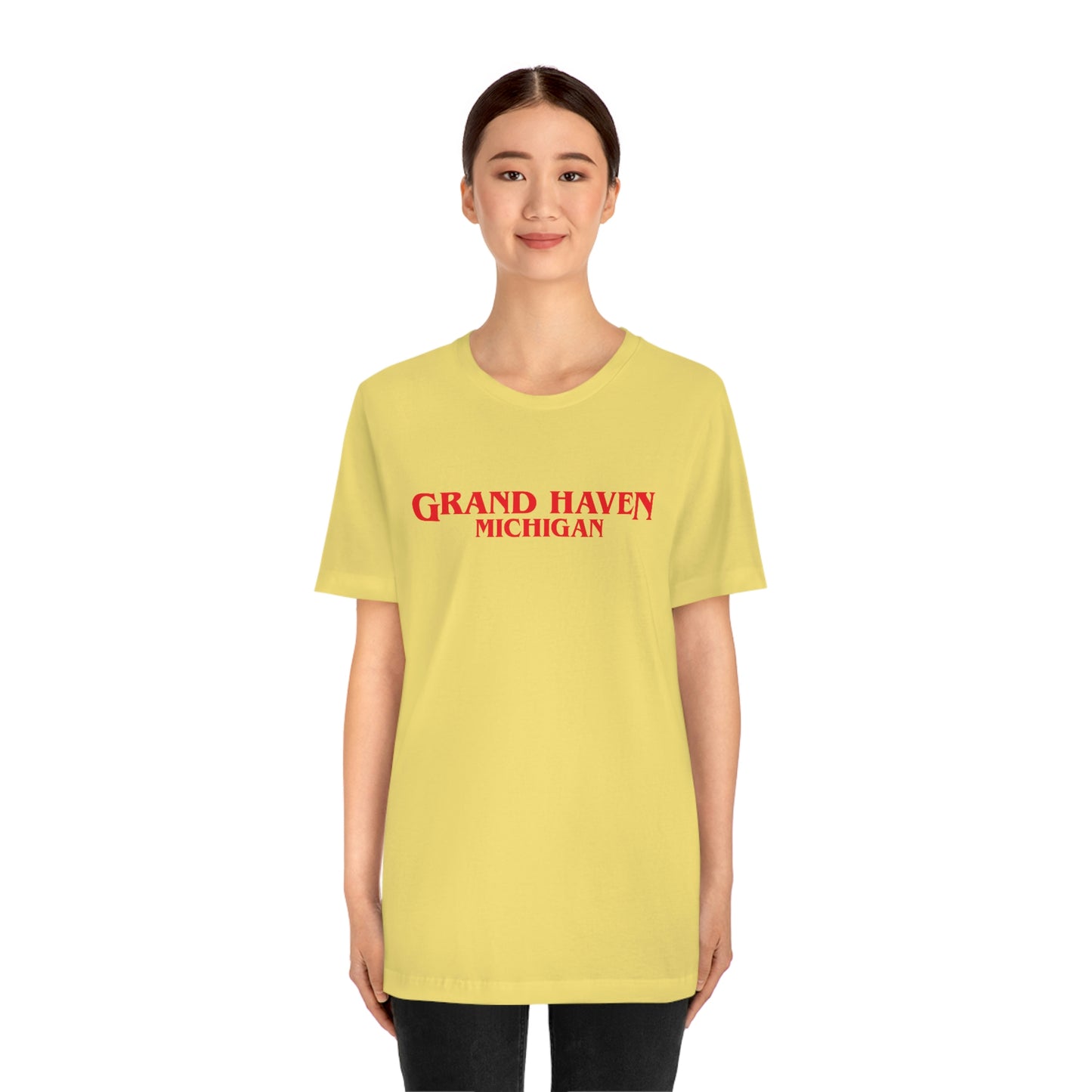 'Grand Haven Michigan' ' T-Shirt (1980s Drama Parody) | Unisex Standard Fit