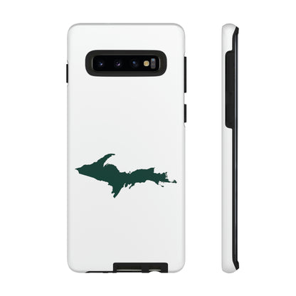 Michigan Upper Peninsula Tough Phone Case (w/ Green UP Outline) | Samsung & Pixel Android