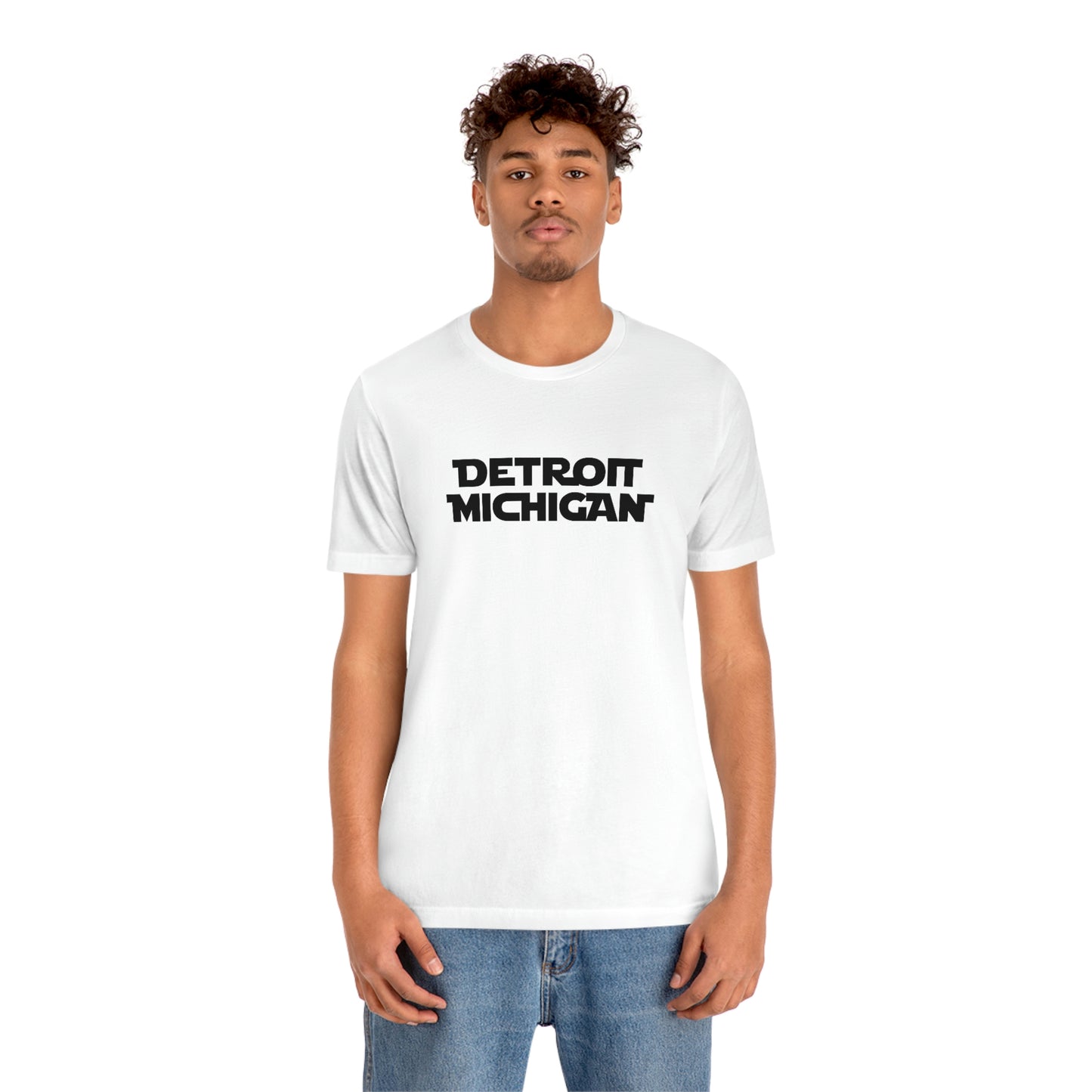 'Detroit Michigan' T-Shirt (1970s Epic Sci-Fi Parody) | Unisex Standard Fit