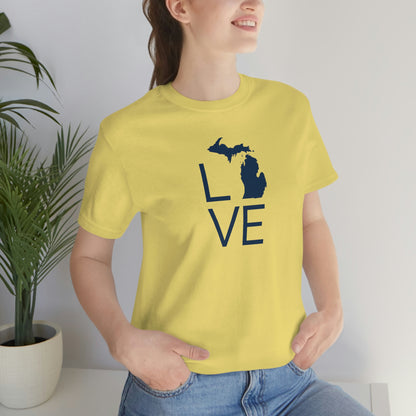 Michigan 'Love' T-Shirt (Thin Sans Font) | Unisex Standard Fit