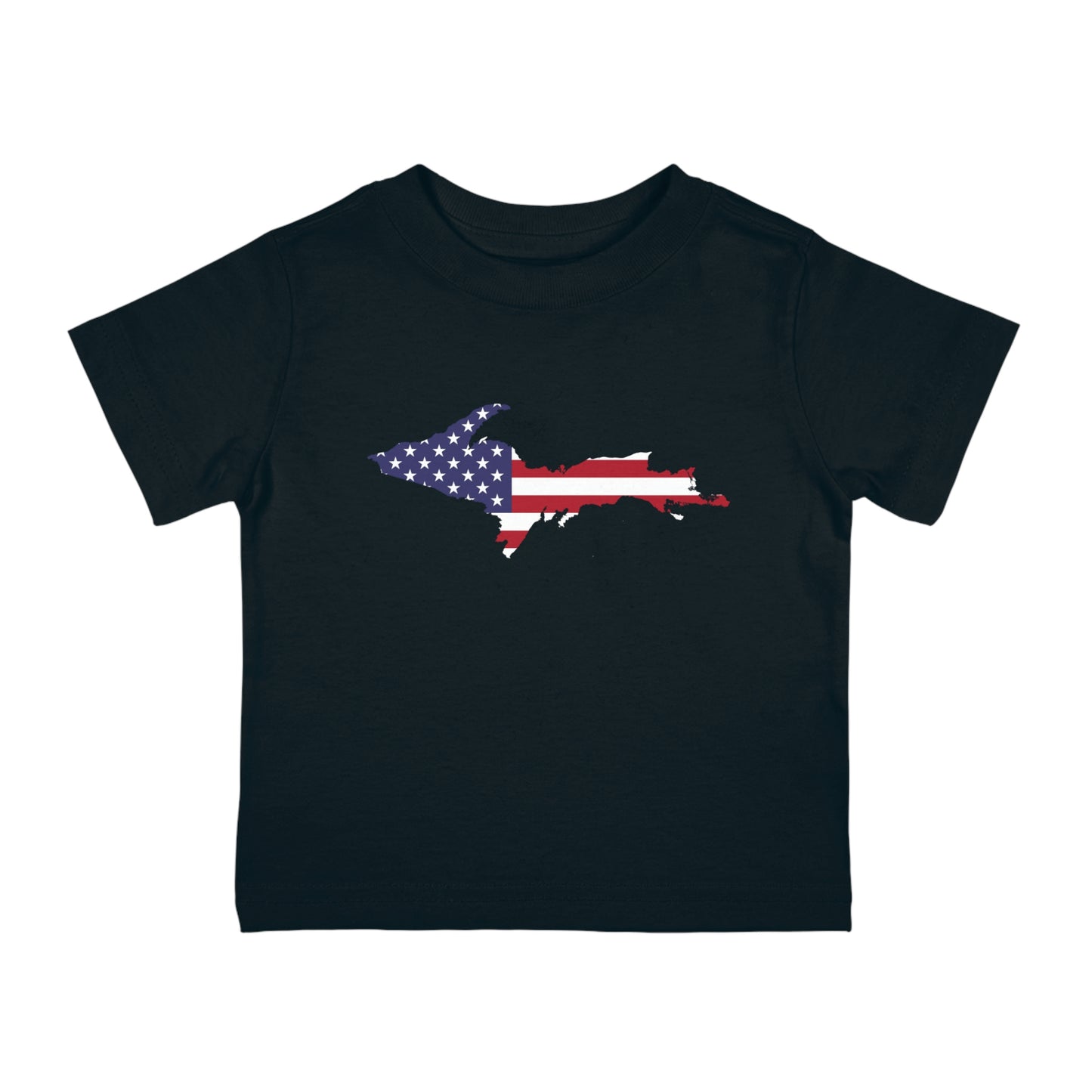 Michigan Upper Peninsula Infant T-Shirt (w/ UP USA Flag Outline) | Short Sleeve