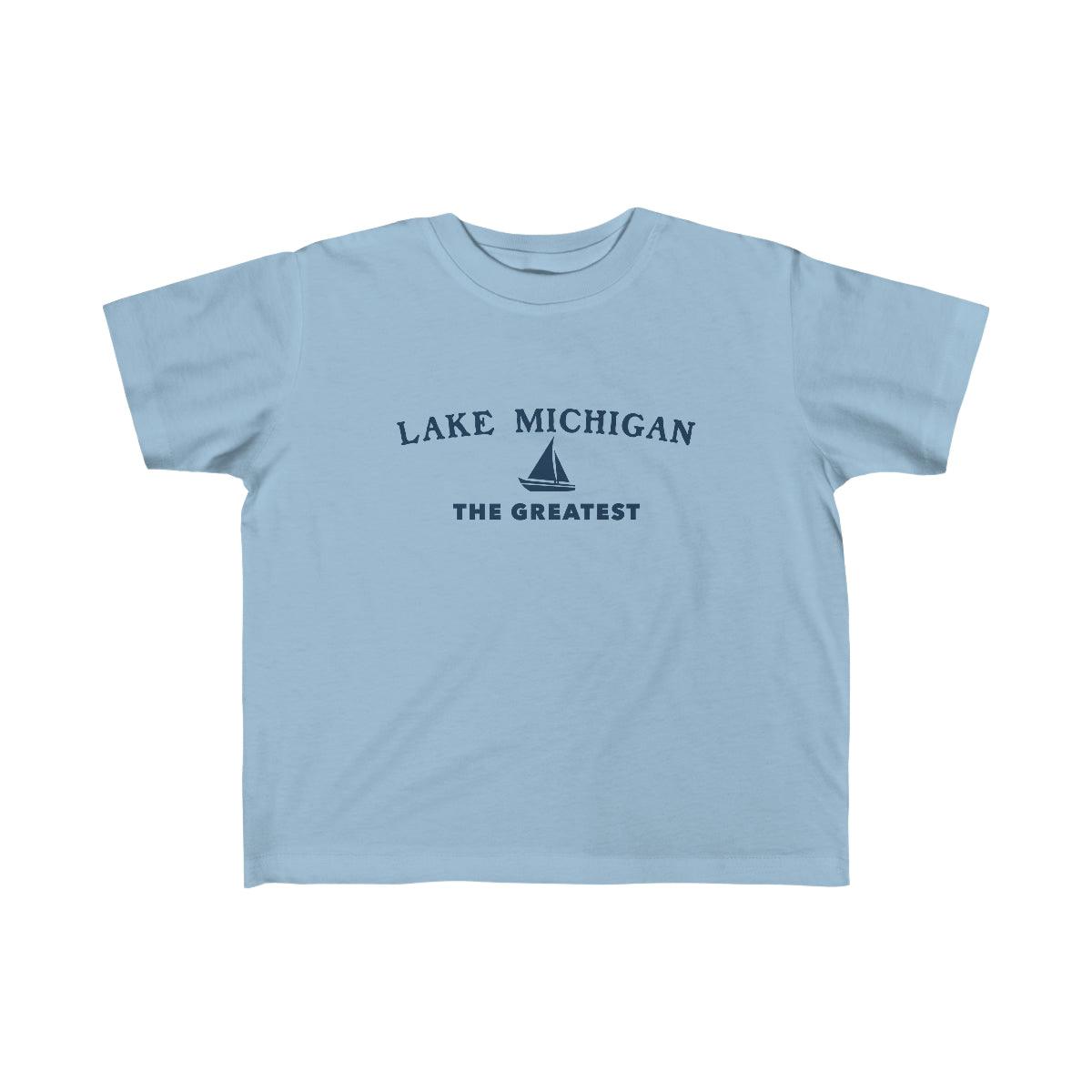 'Lake Michigan The Greatest' T-Shirt | Toddler Short Sleeve - Circumspice Michigan