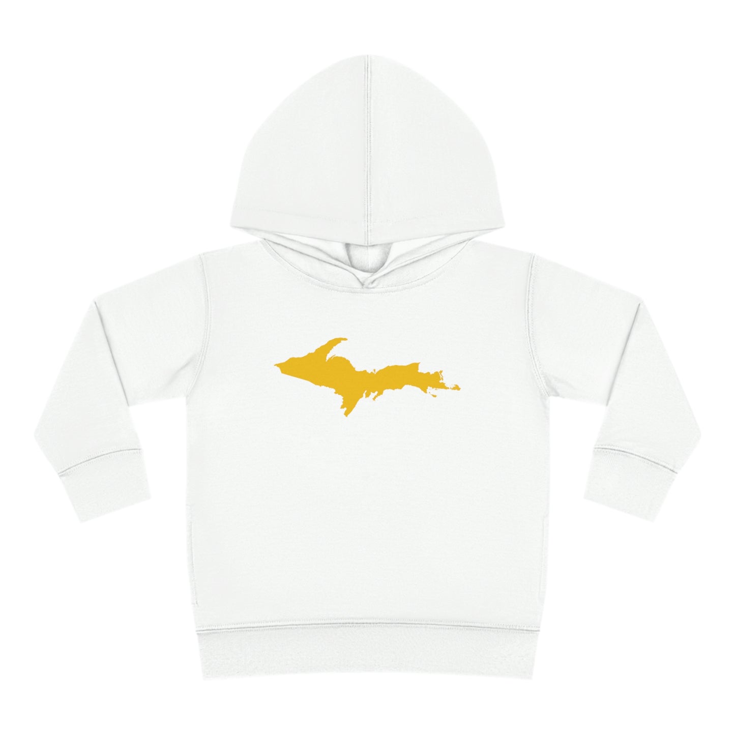 Michigan Upper Peninsula Hoodie (w/ Gold UP Outline) | Unisex Toddler