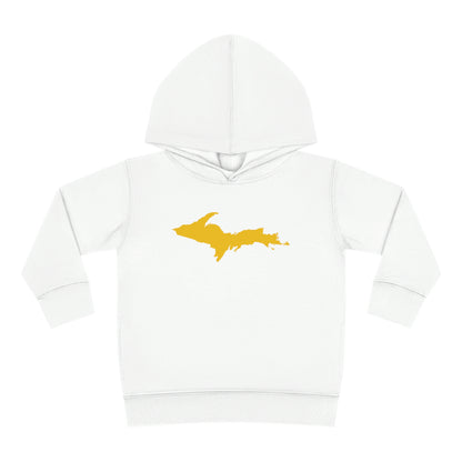 Michigan Upper Peninsula Hoodie (w/ Gold UP Outline) | Unisex Toddler