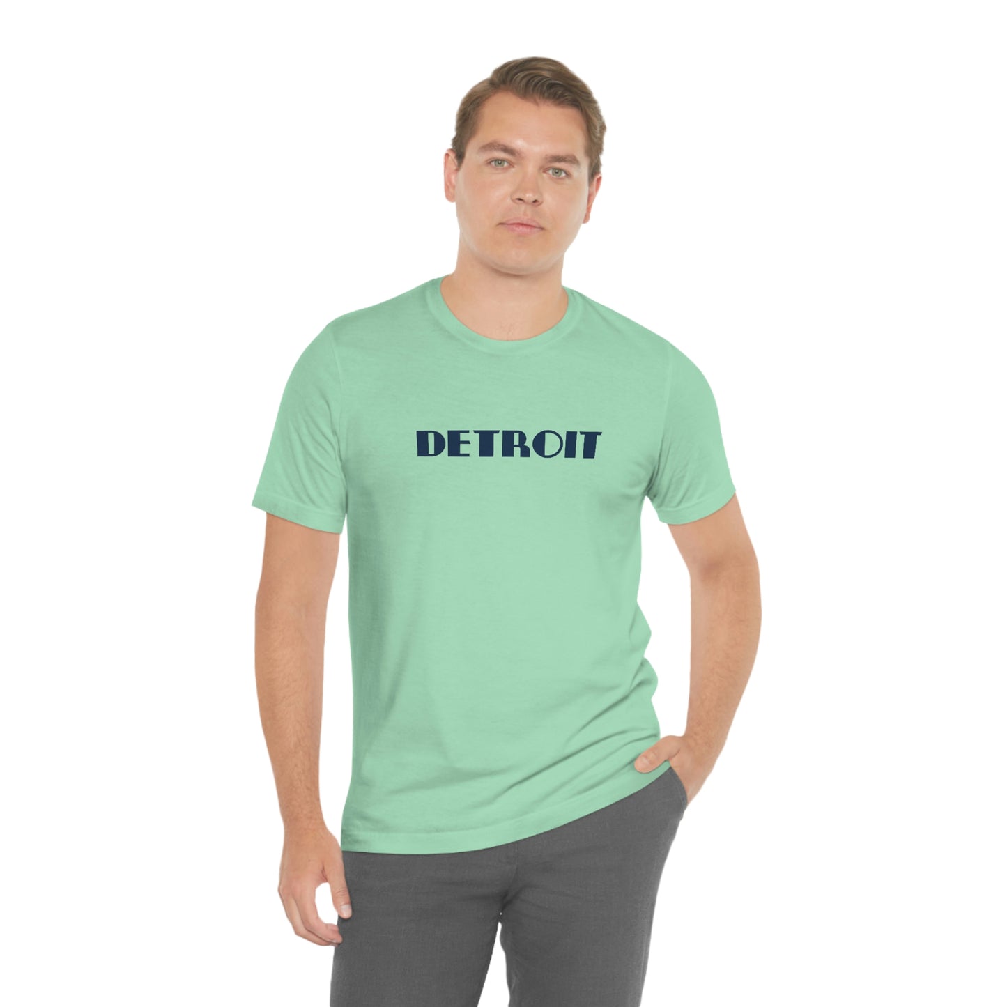 'Detroit' T-Shirt (Art Deco Font) | Unisex Standard Fit