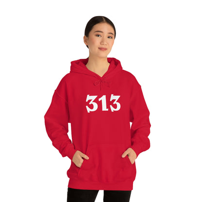 Detroit '313' Hoodie (Angry Serif Font) | Unisex Standard