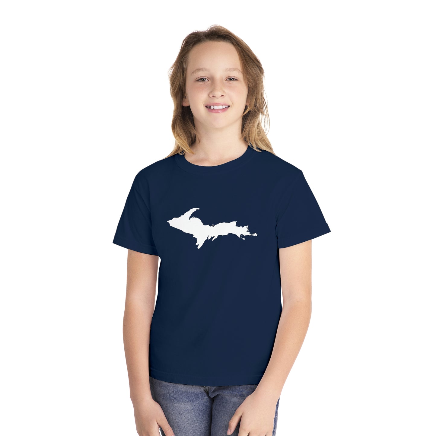 Michigan Upper Peninsula T-Shirt | Youth Garment-Dyed