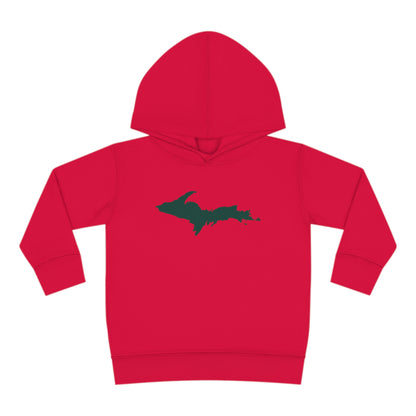 Michigan Upper Peninsula Hoodie (w/ Green UP Outline) | Unisex Toddler