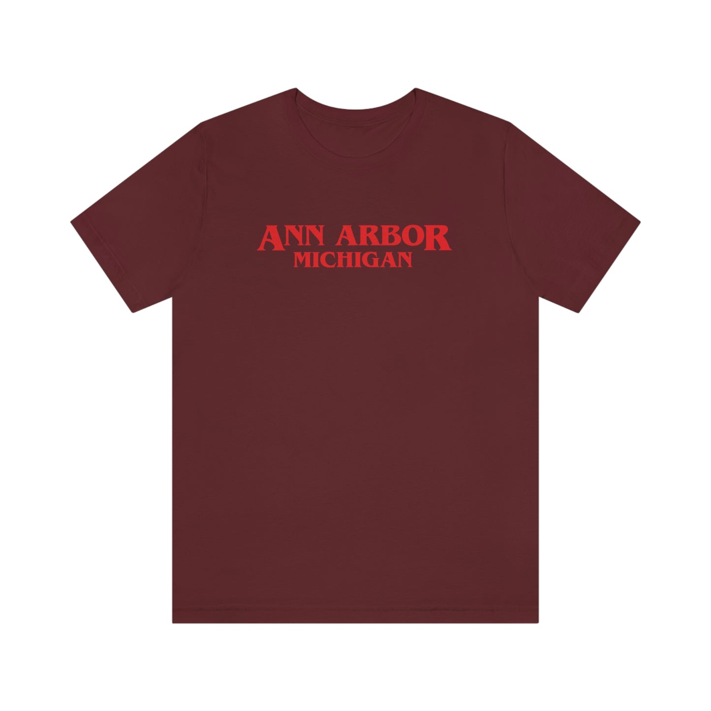 'Ann Arbor Michigan' ' T-Shirt (1980s Drama Parody) | Unisex Standard Fit