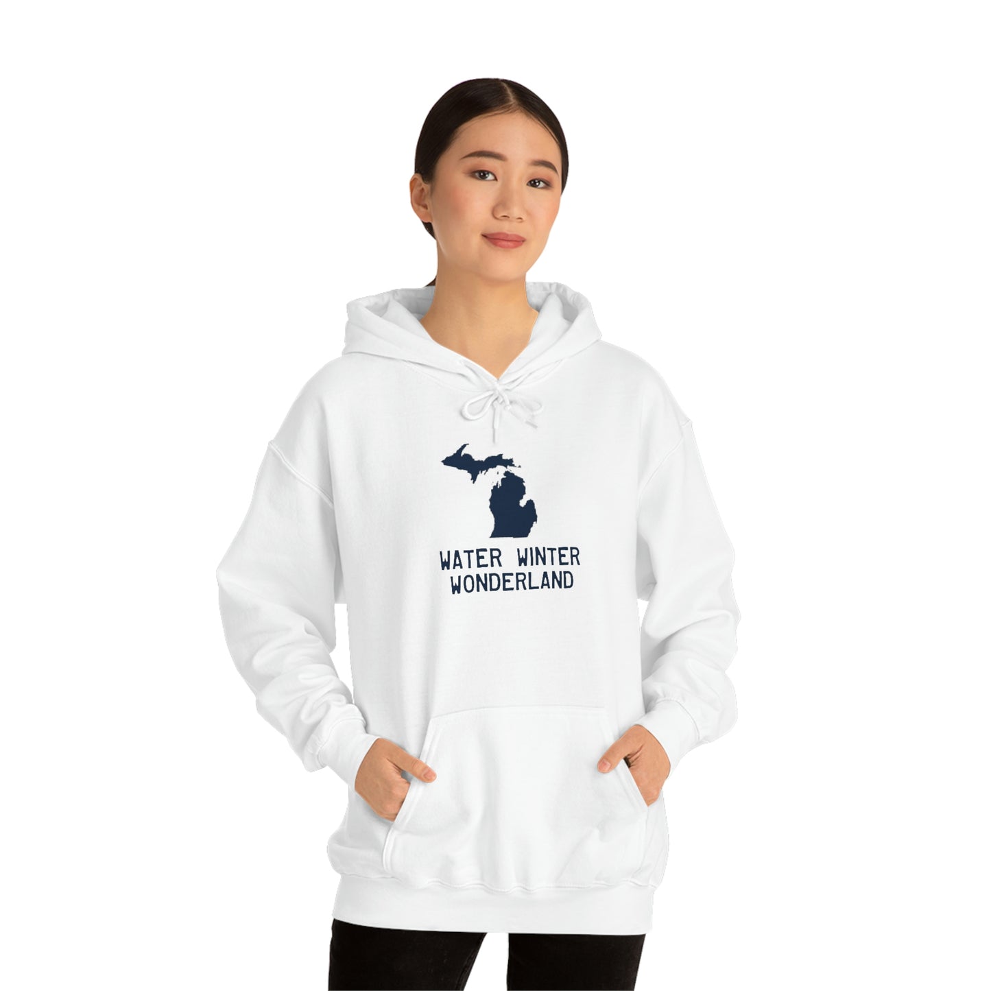 Michigan 'Water Winter Wonderland' Hoodie | Unisex Standard